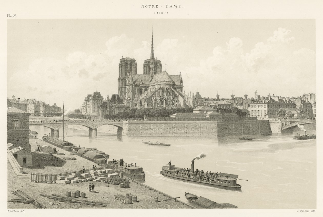 Notre-Dame, 1881 by French School