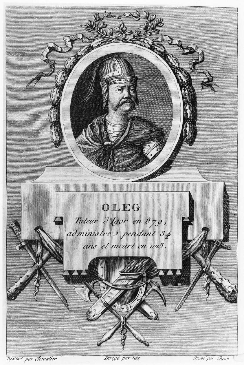 Oleg of Novgorod by French School