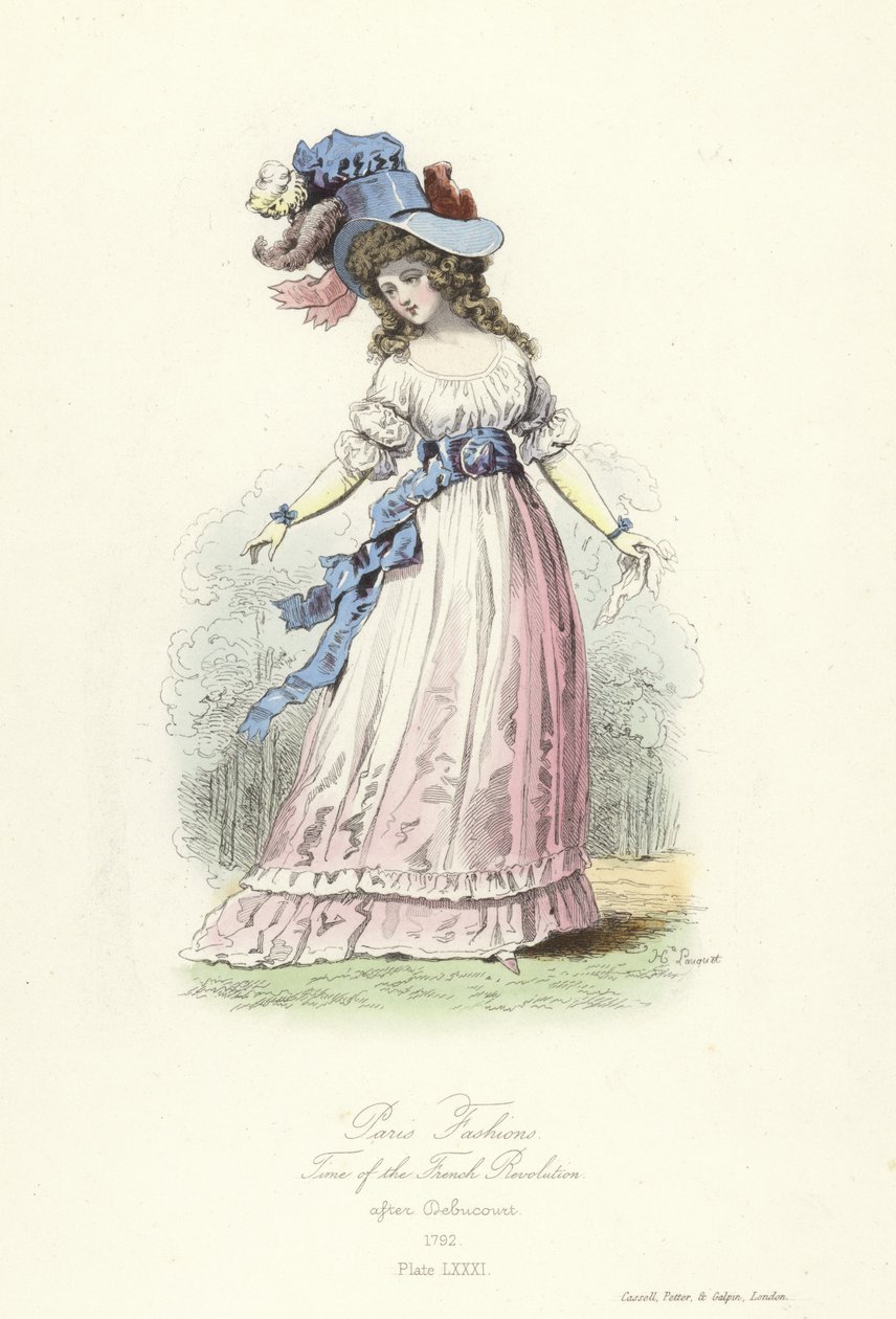 Parisian Fashions, Time of the French Revolution by French School