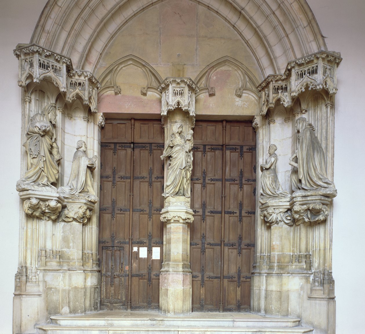 Portal of the chapel by French School