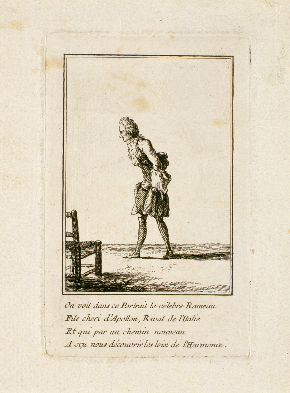 Portrait of Jean Philippe Rameau (1683-1764) by French School