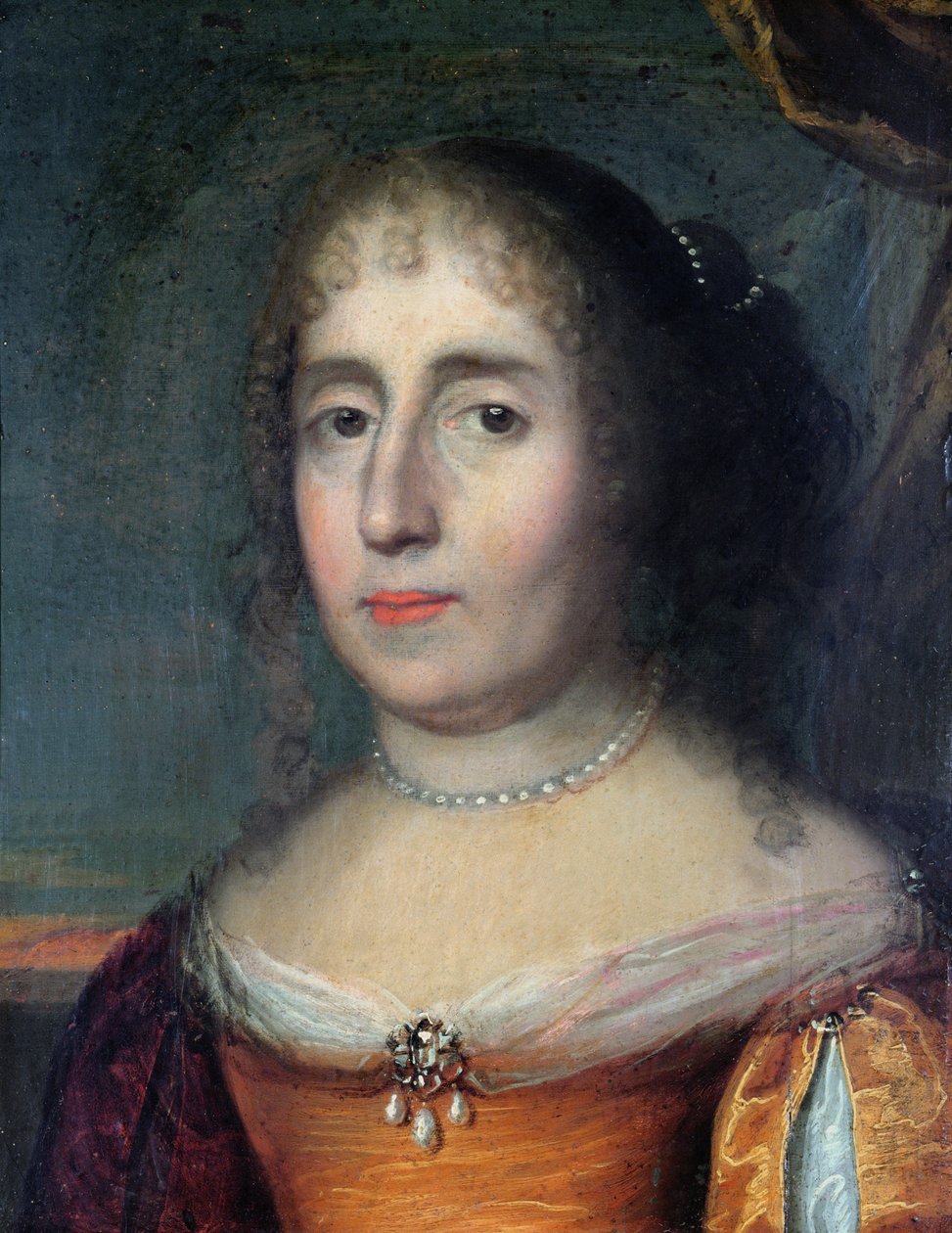 Portrait of Madame de Scudery by French School