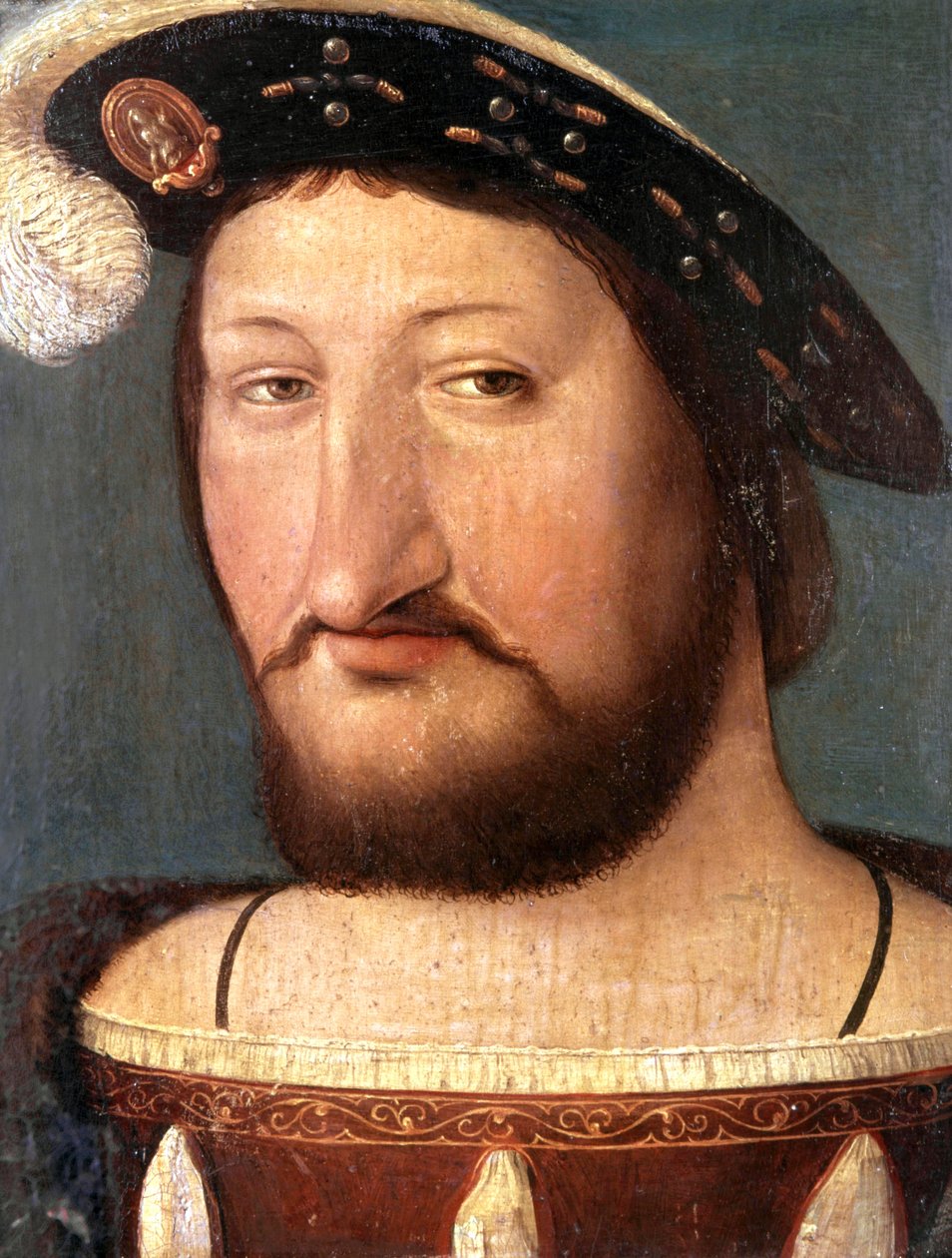 Portrait of King Francois I by French School