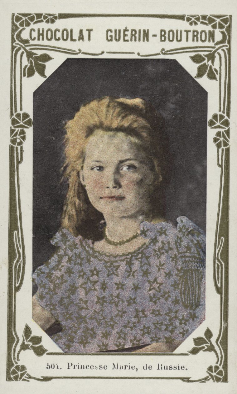 Princess Marie of Russia by French School