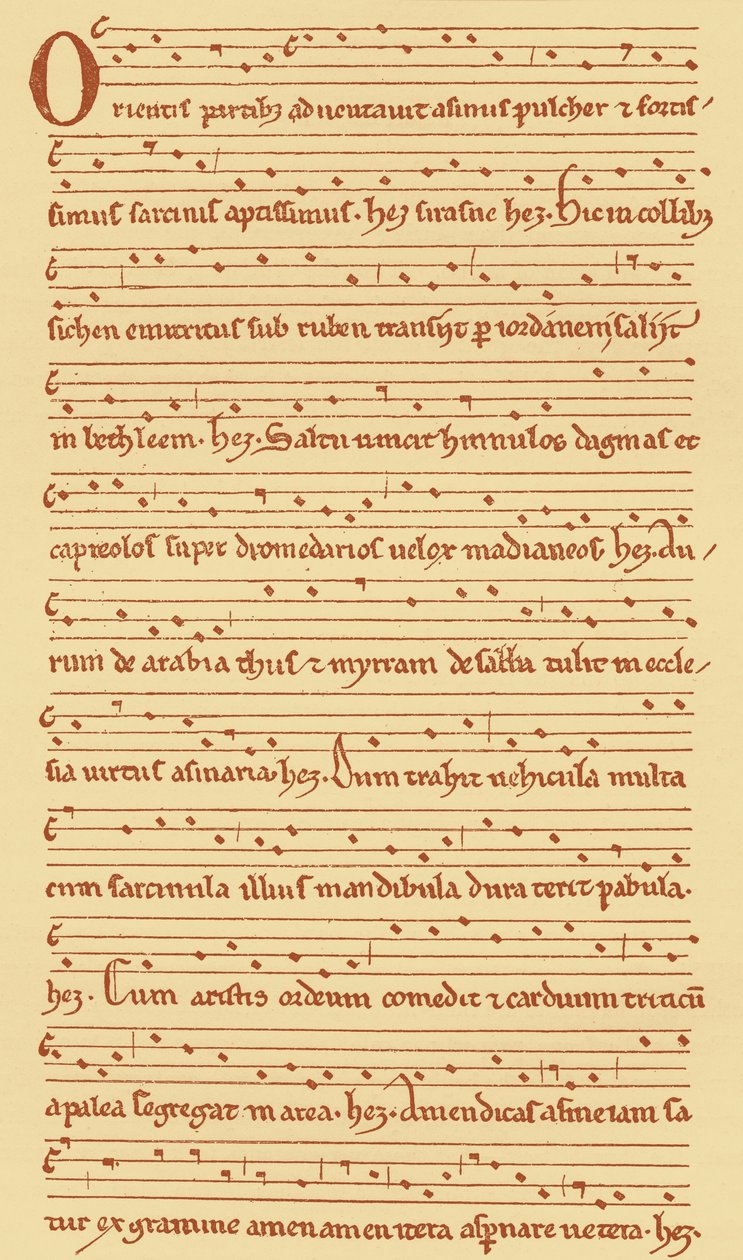 Prose of the Ass by French School