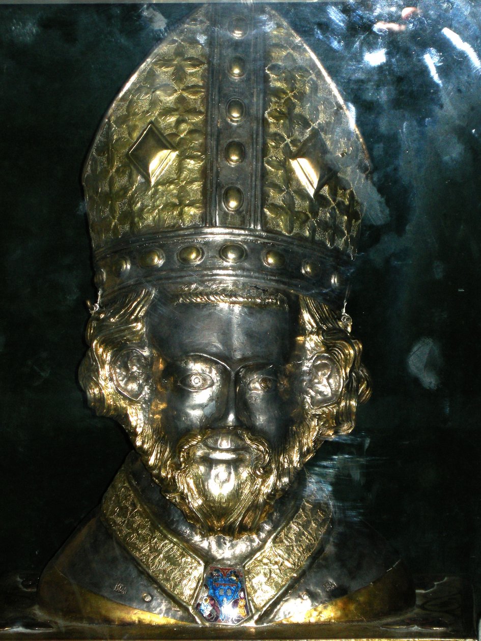 Reliquary Head of St. Polycarp by French School