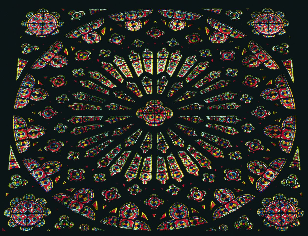 Rose Window by French School