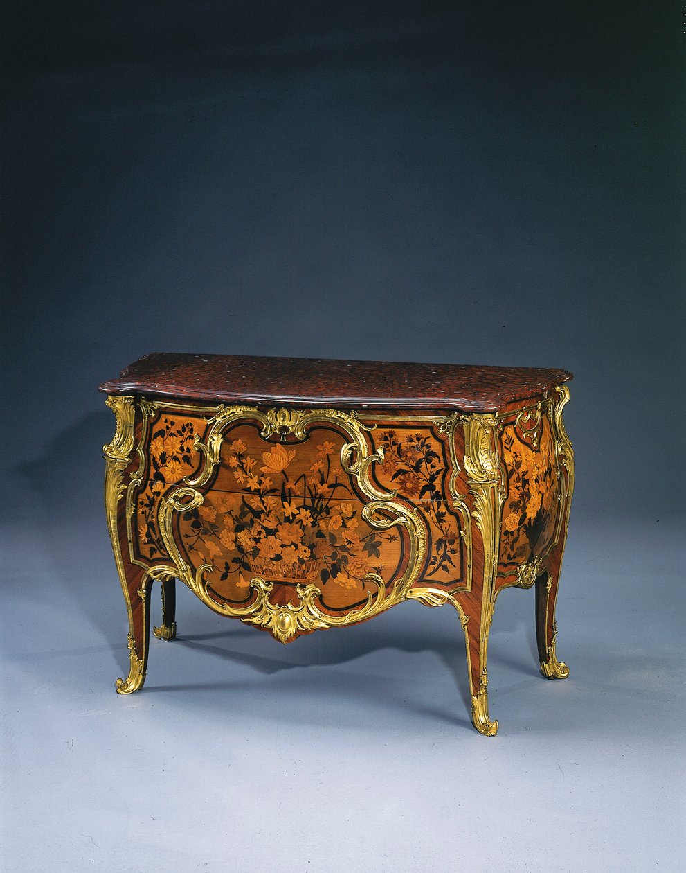 Royal Louis XV commode by French School