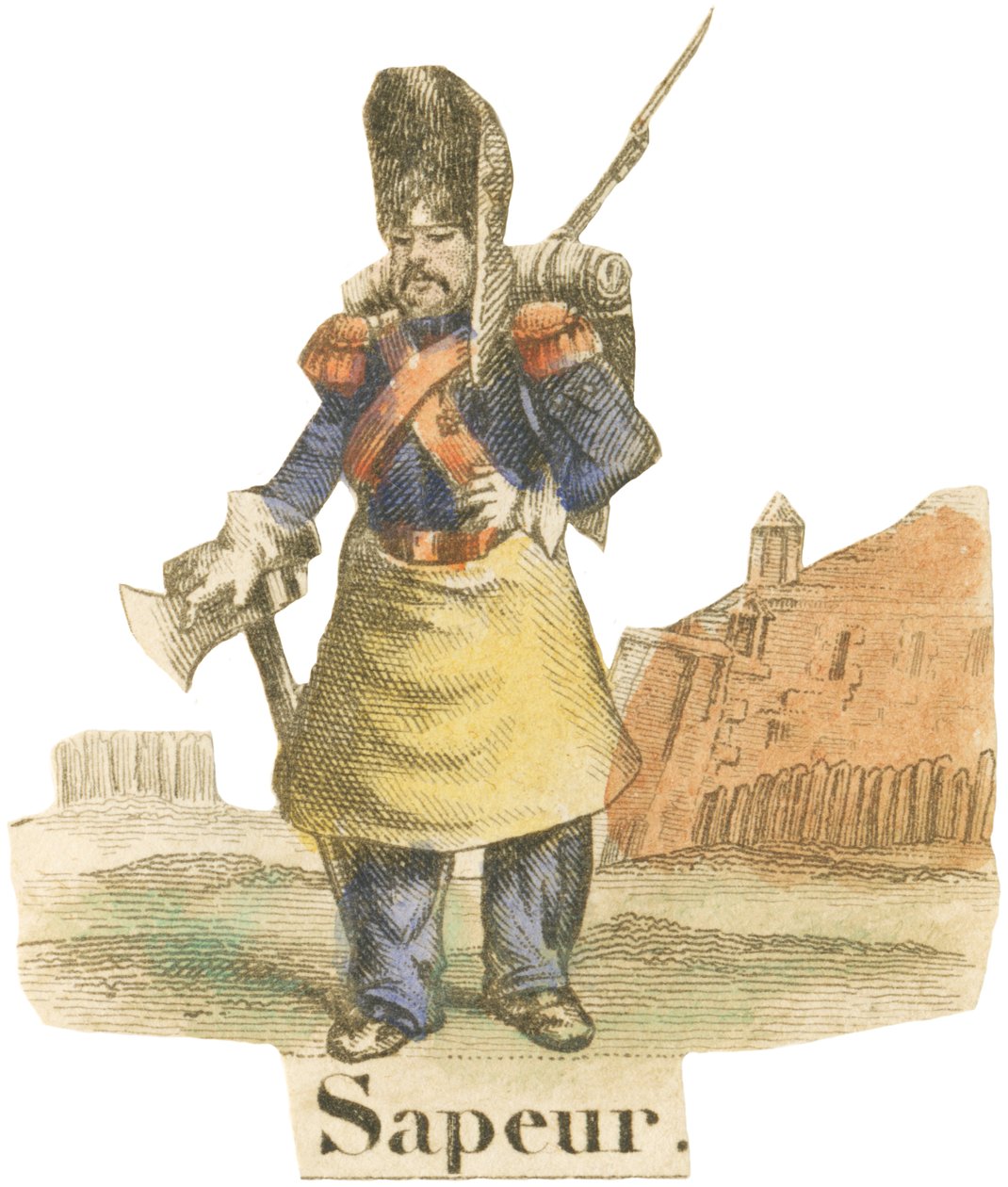S as a Sapper by French School