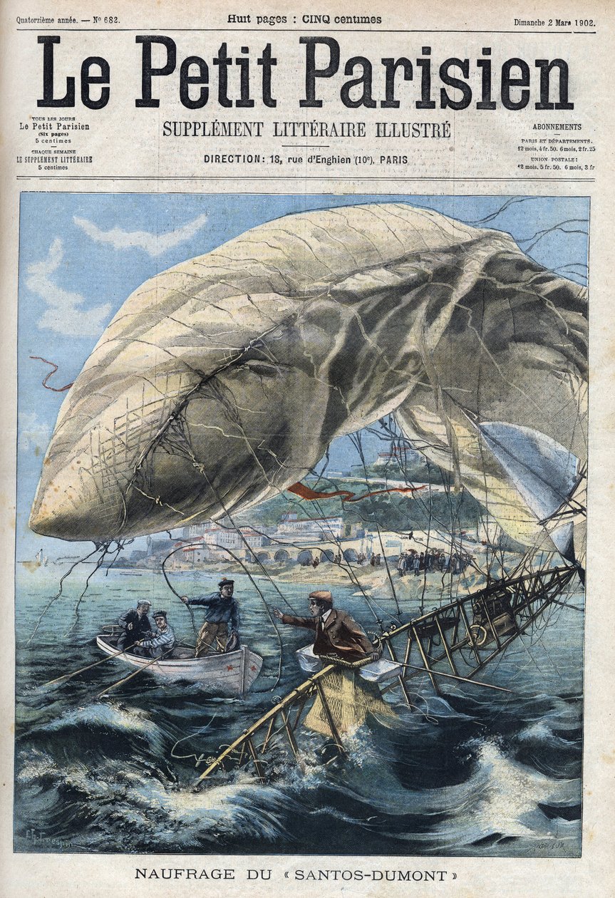 Sinking of Alberto Santos Dumont by French School