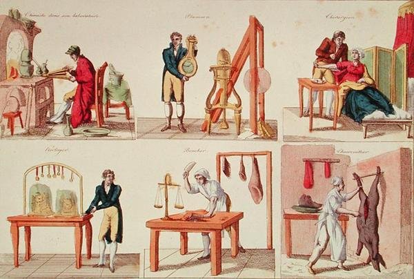 Six Professions by French School