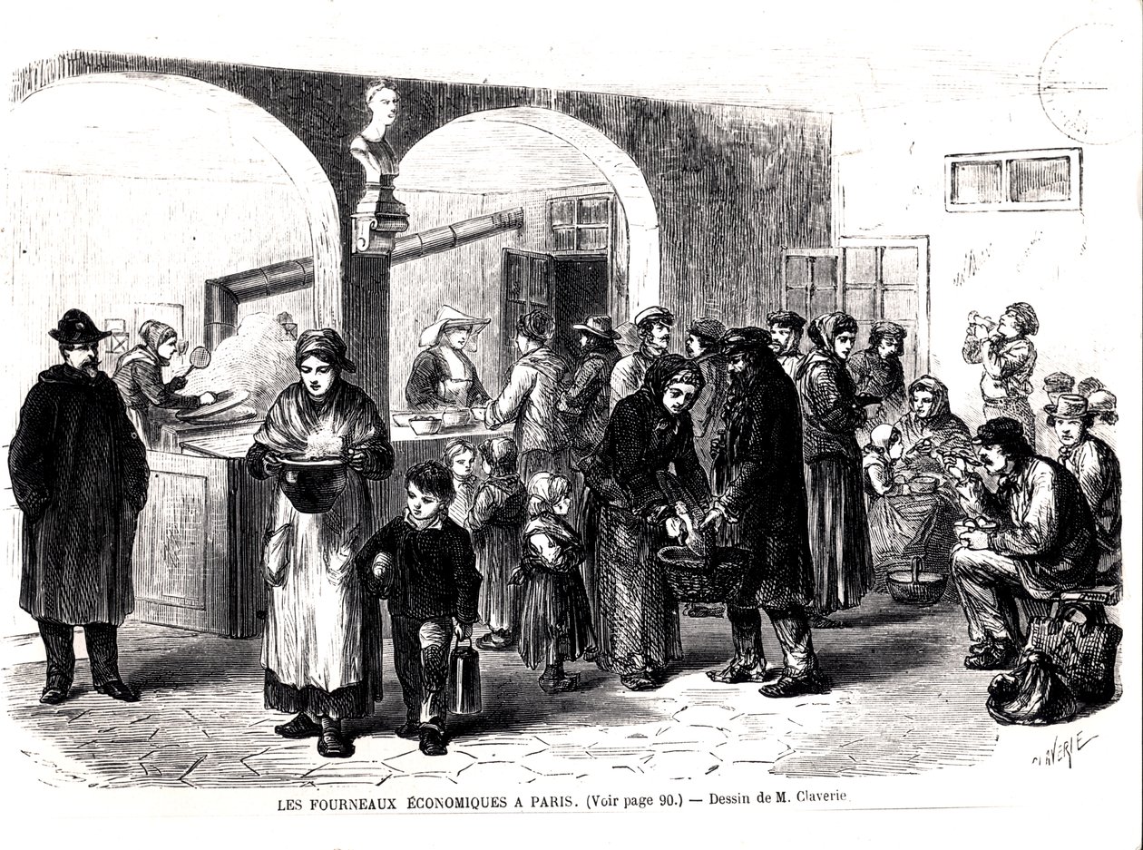 Soup Kitchen in Paris by French School
