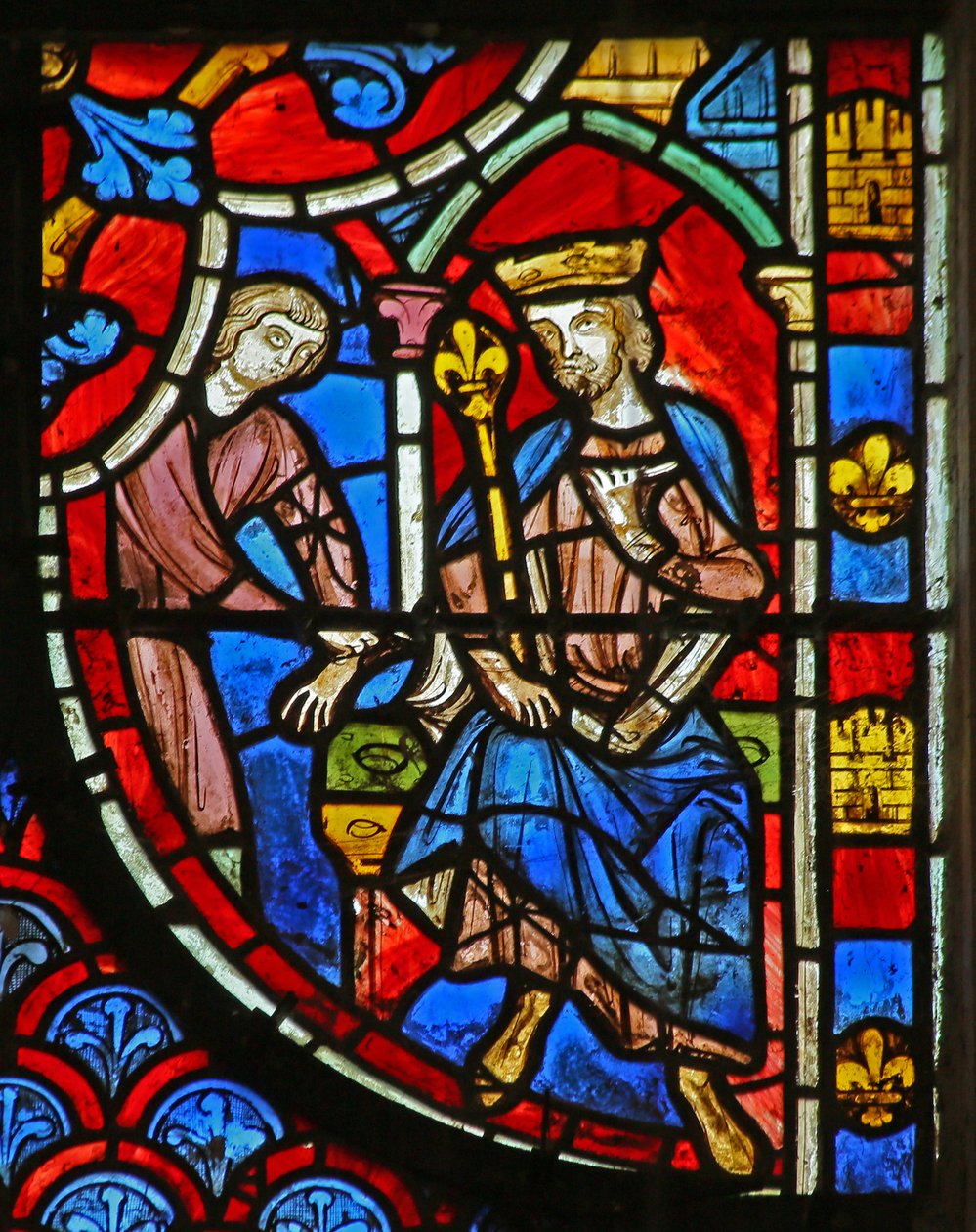 St Blaise Executed Before a King by French School