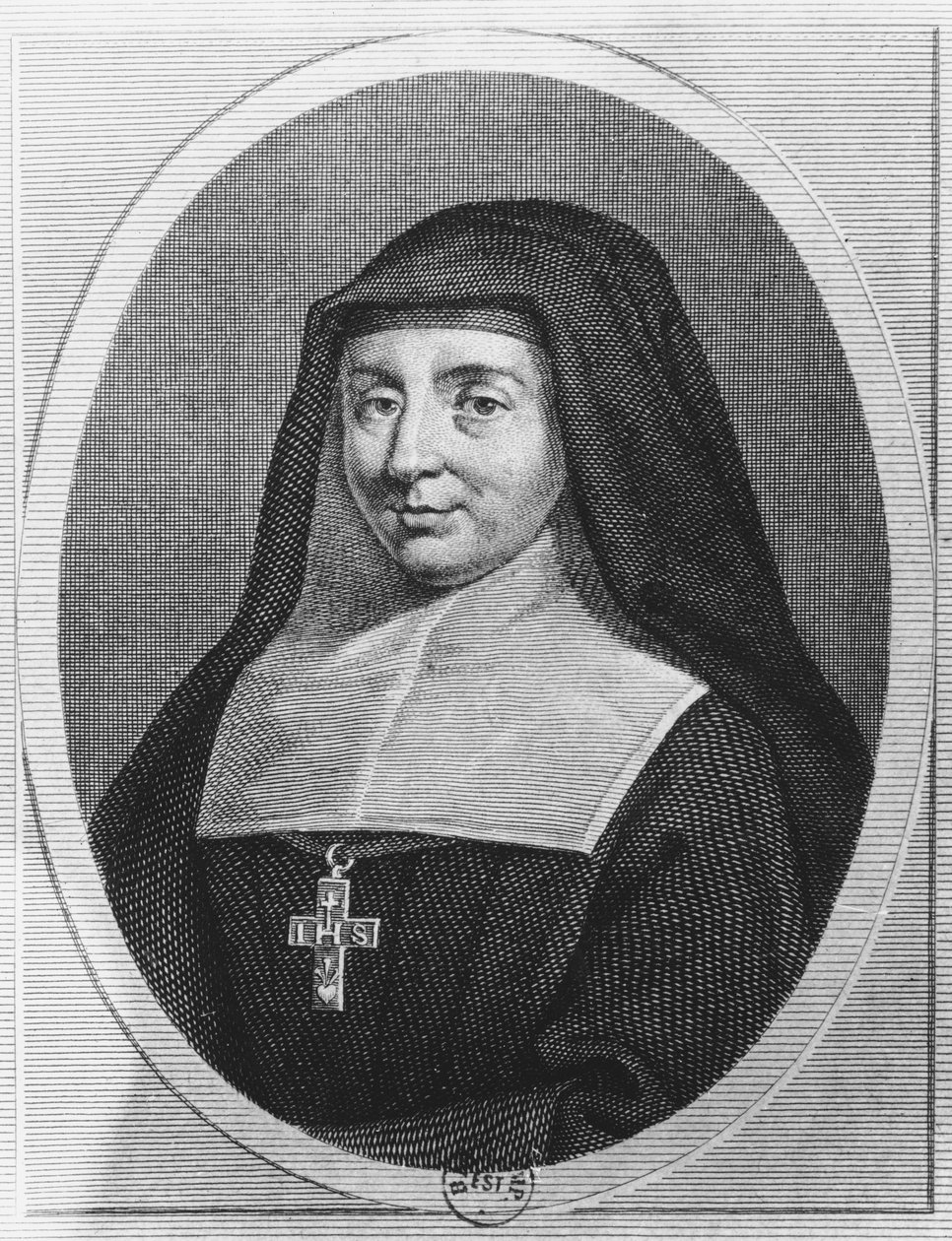 St Jane Frances de Chantal by French School
