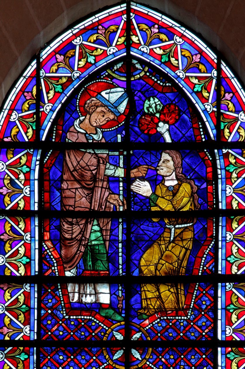 St Martin - Healing the Sick by French School