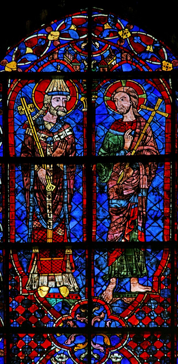 St Peter and Christ by French School