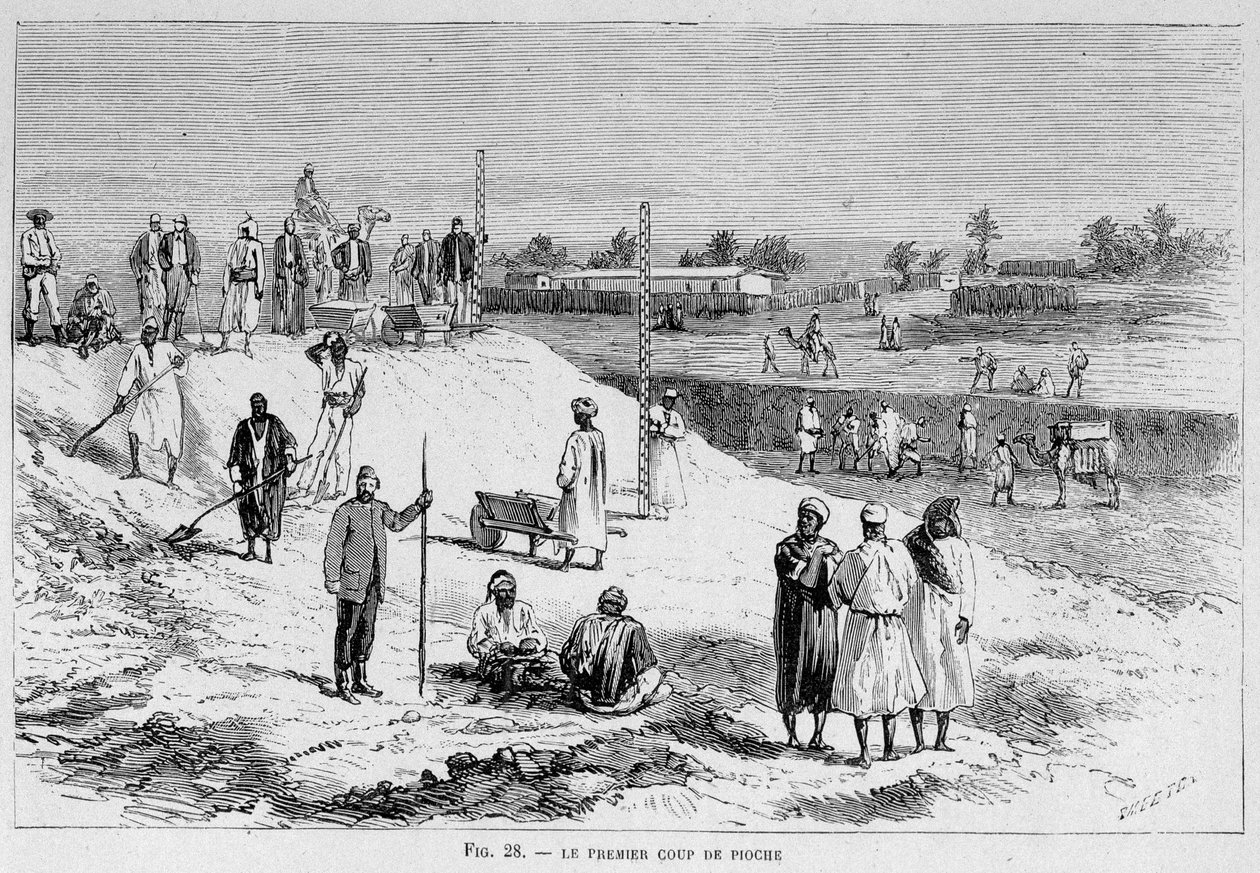 Suez Canal: the first pick by French School