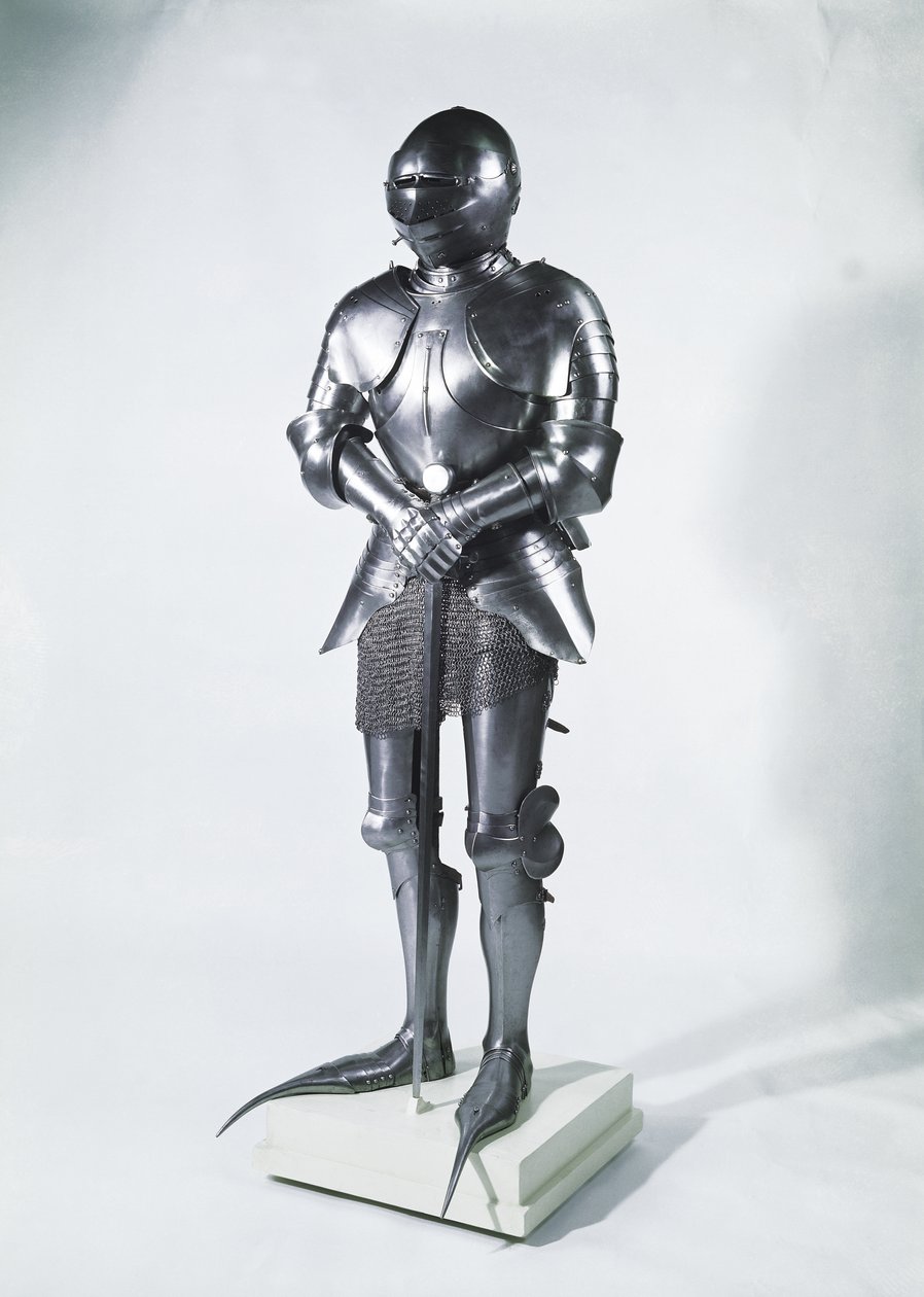 Suit of Armour with Poulaines, c.1480 by French School
