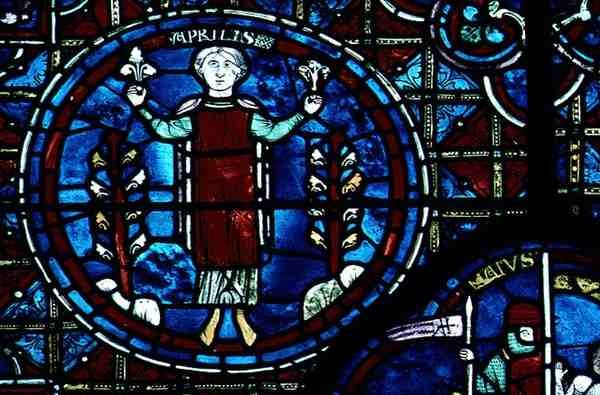 Taurus, from the Zodiac Window by French School