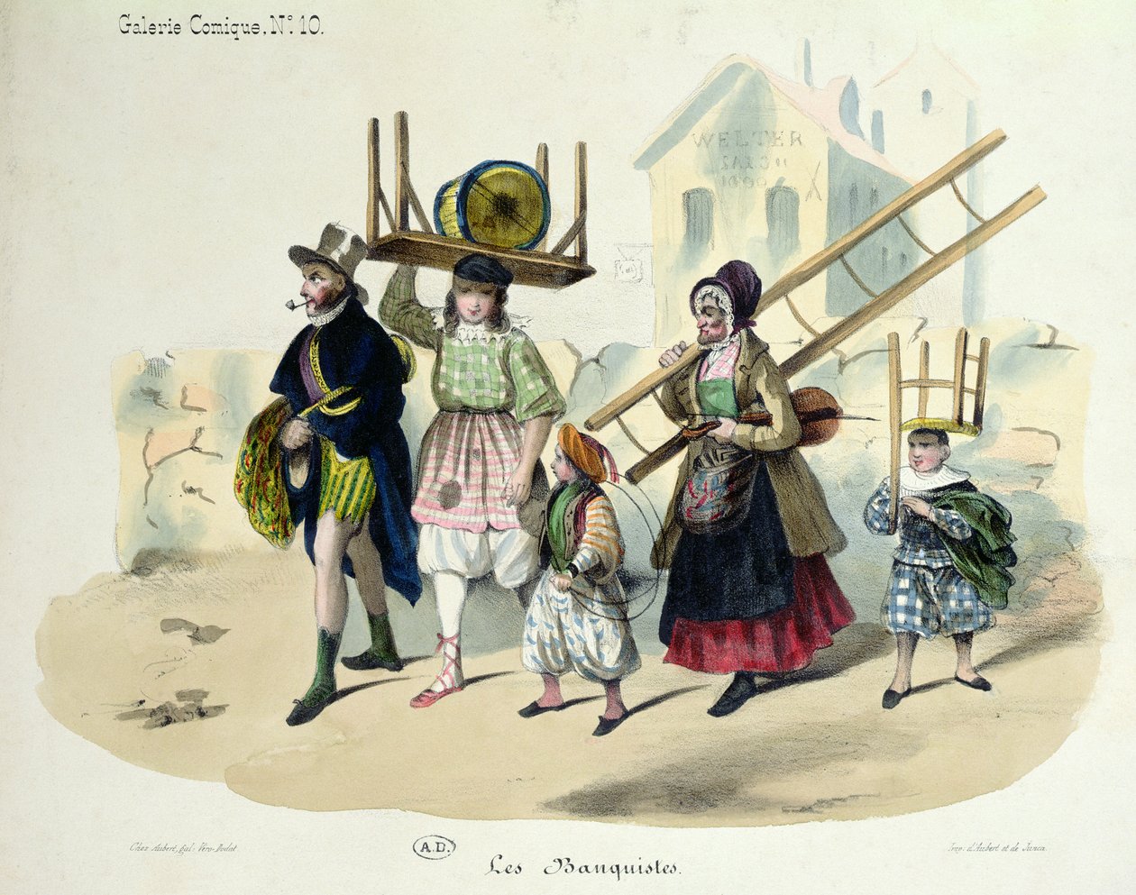 The Banquistes by French School