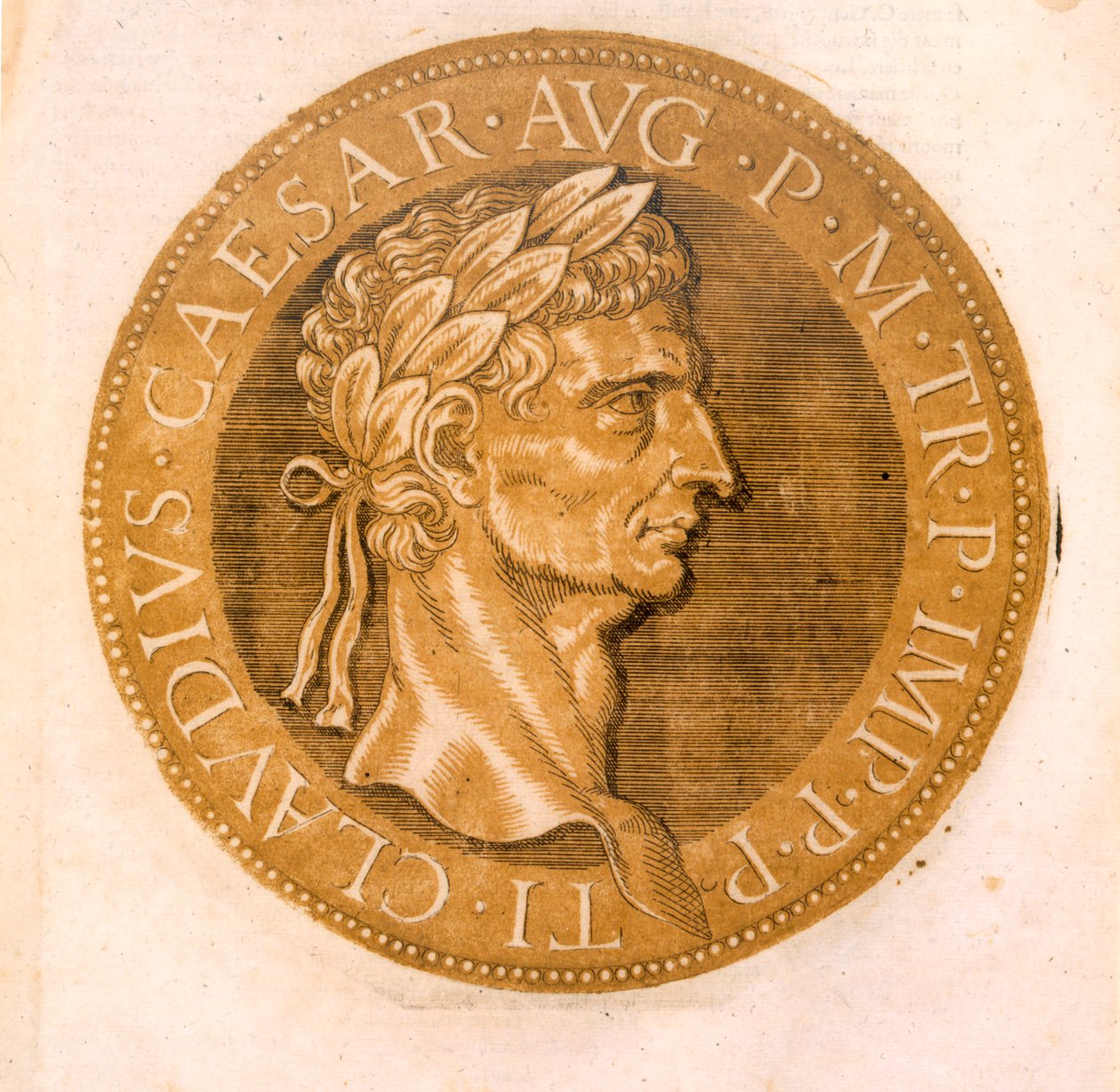 The Emperor Claudius Caesar by French School