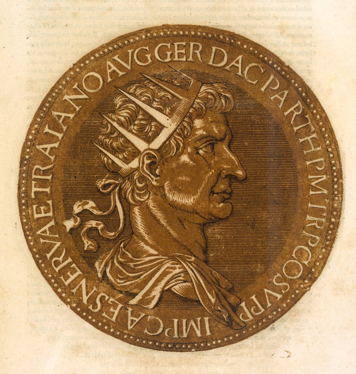 The Emperor Trajan by French School