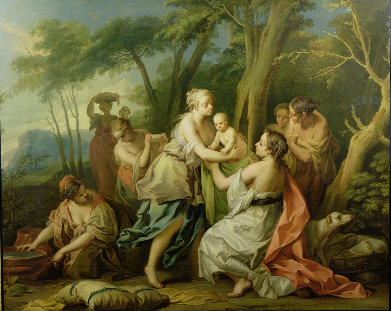 The Finding of Oedipus by French School