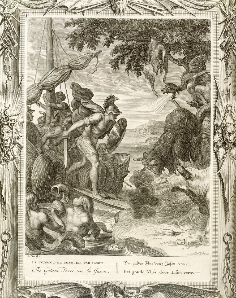 The Golden Fleece Won by Jason by French School