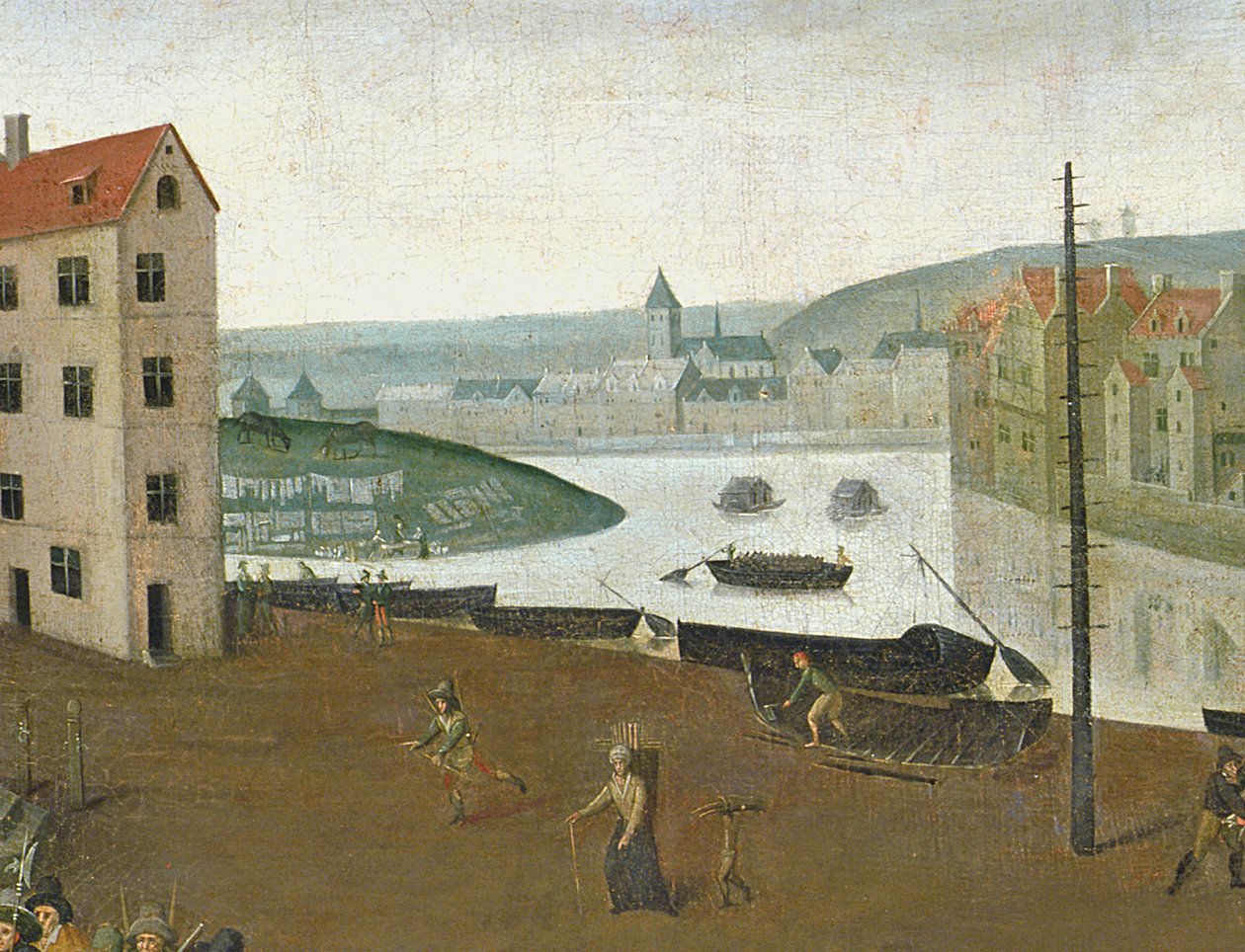 The Ile Notre-Dame by French School