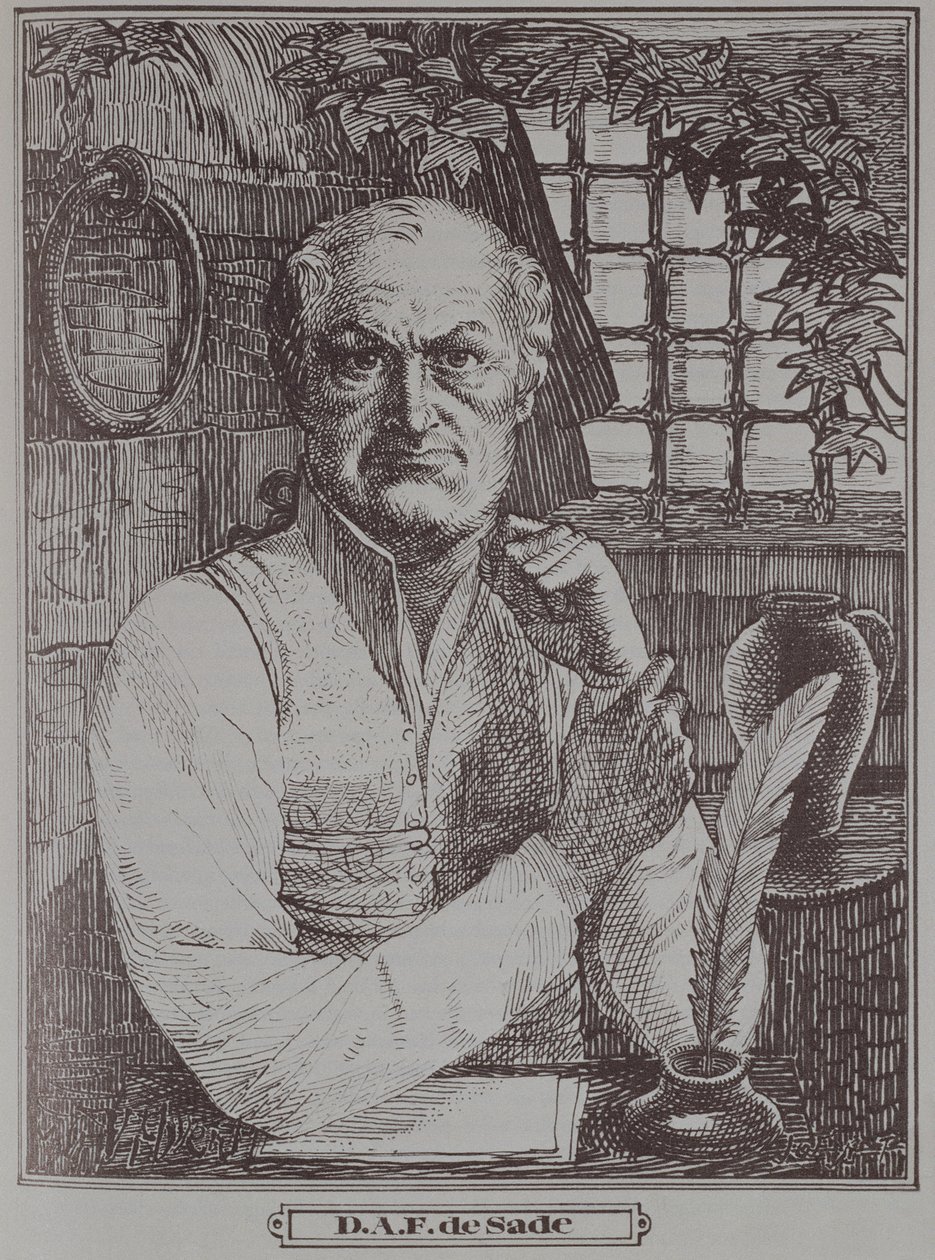 The Marquis de Sade in Prison by French School