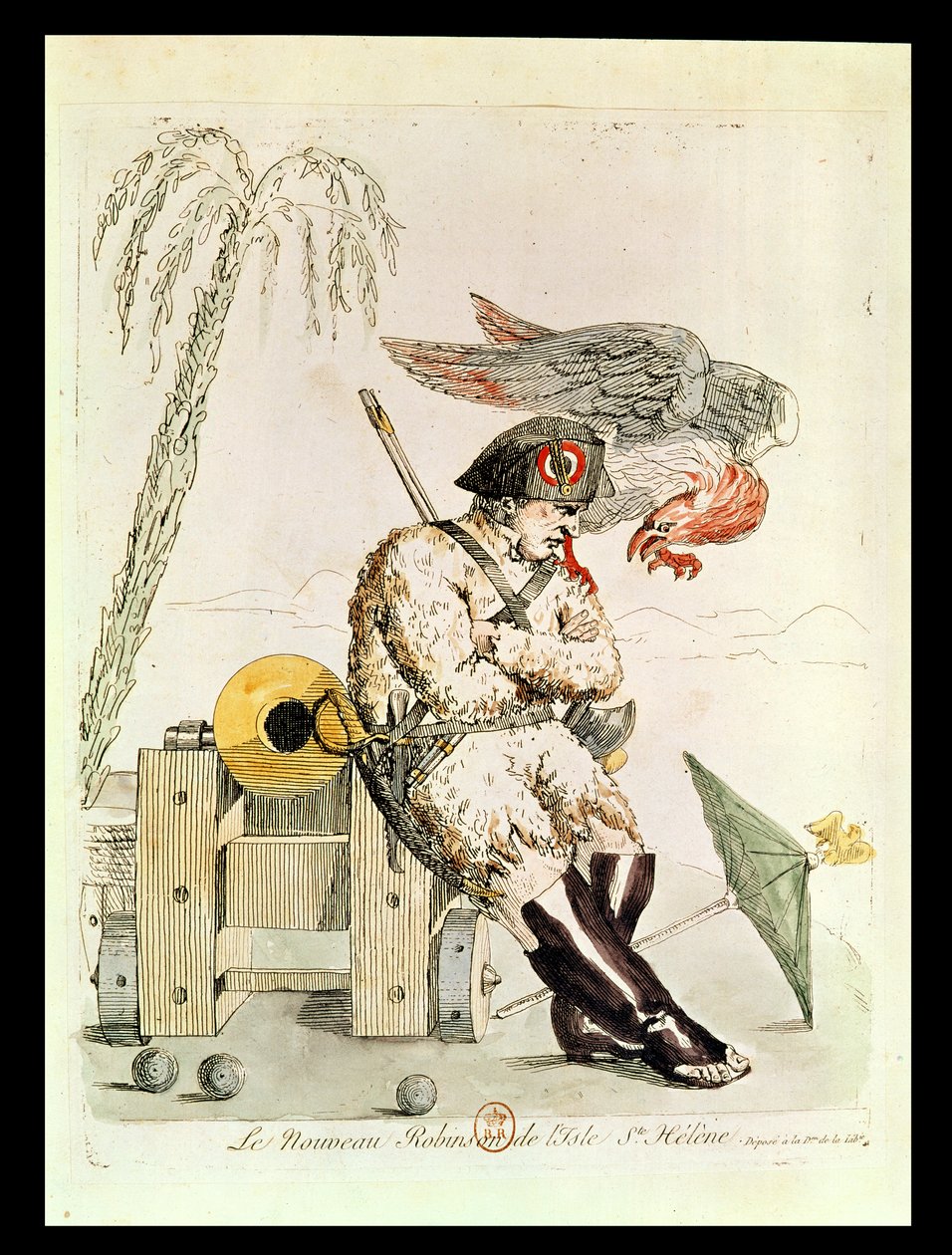 The New Robinson of St. Helena by French School