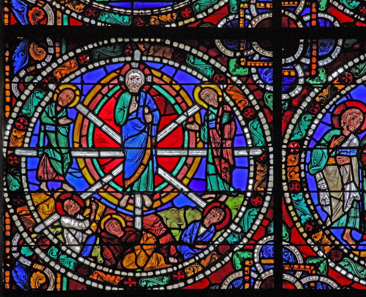 The Passion Window: The Transfiguration by French School