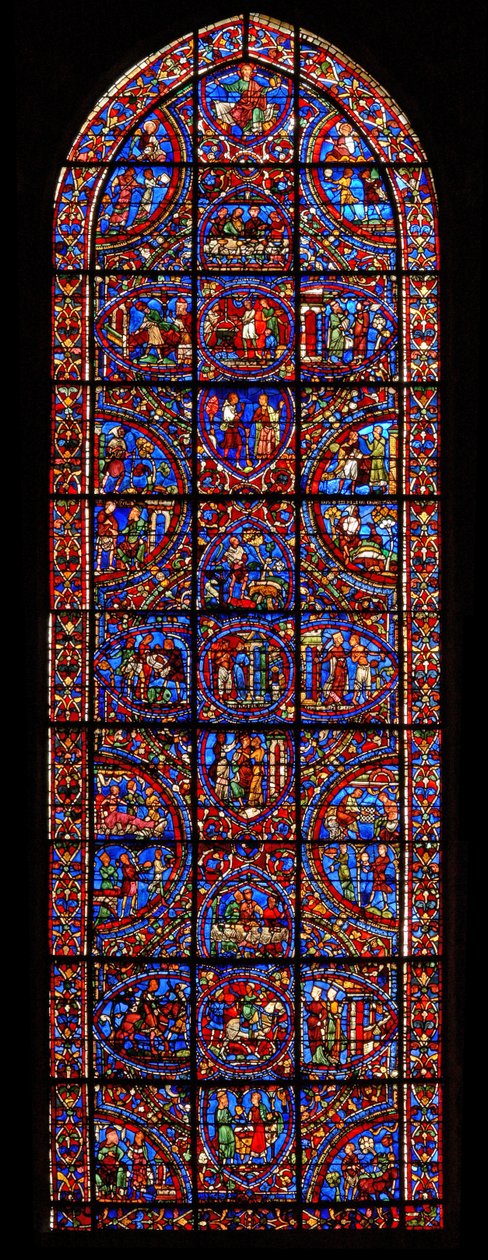 The Prodigal Son window by French School