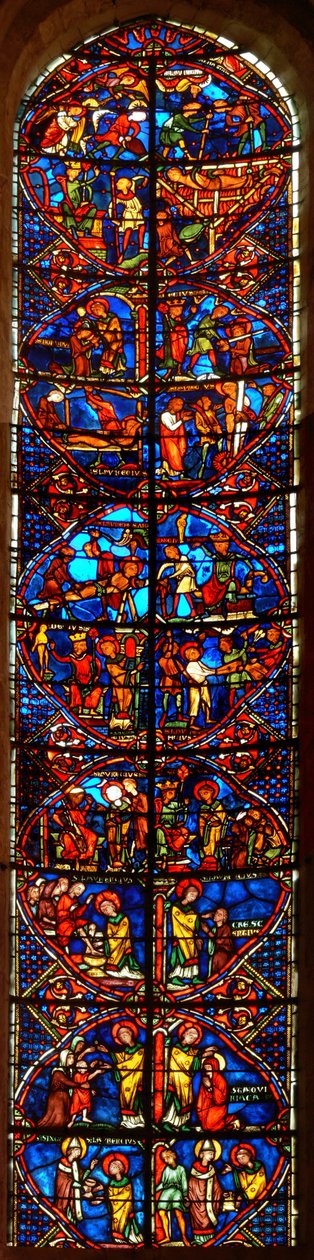 The St. Laurence window by French School