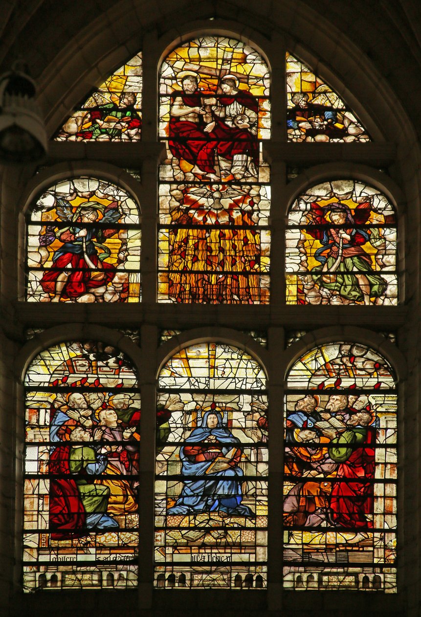 The Trinity and Pentecost by French School