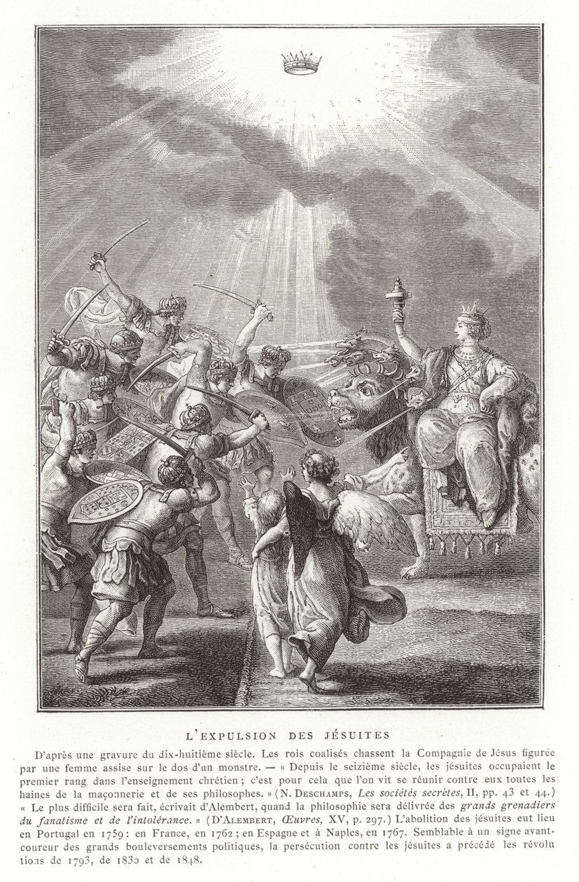 The Expulsion of the Jesuits, 18th Century by French School