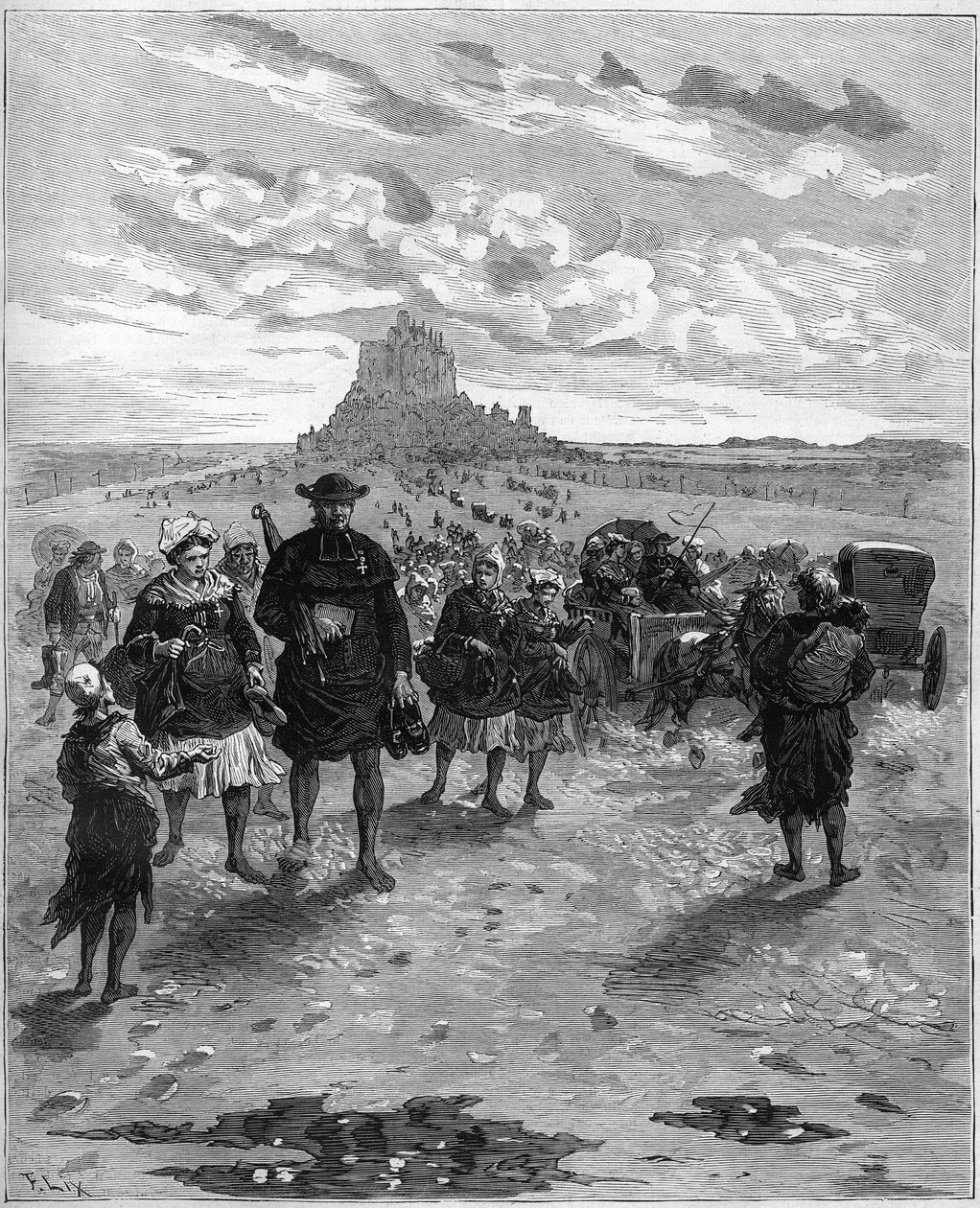 The Feasts of Mont Saint Michel by French School