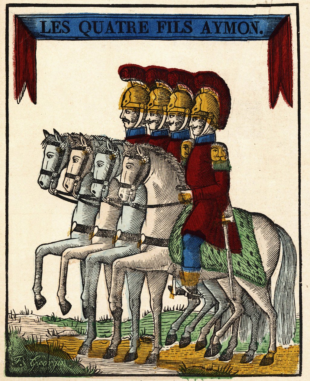 The Four Sons Aymon by French School