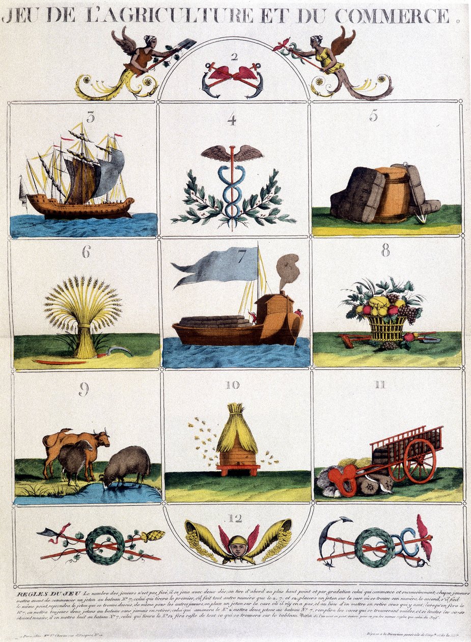The Game of Agriculture and Commerce by French School