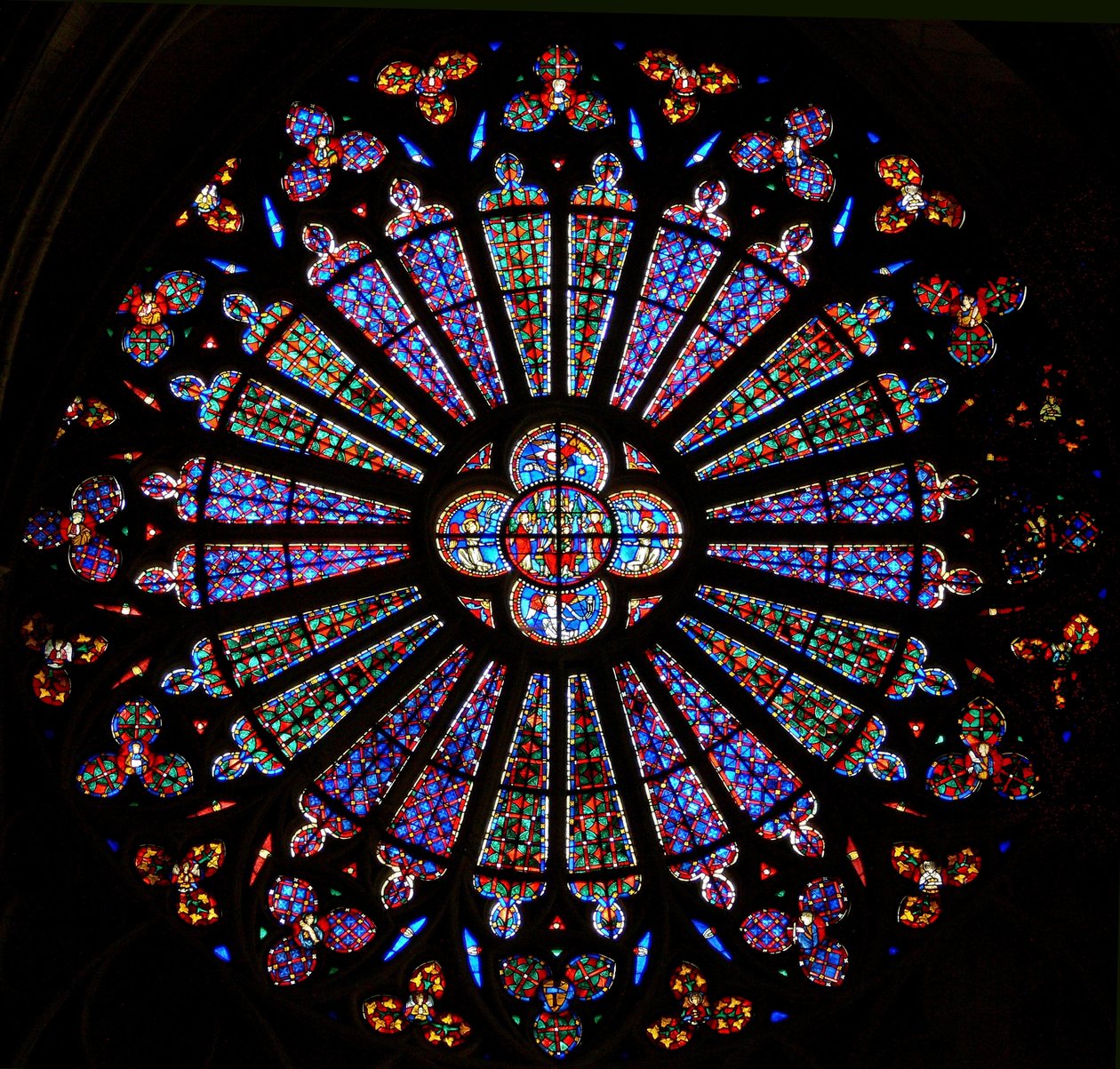 The north rose window by French School