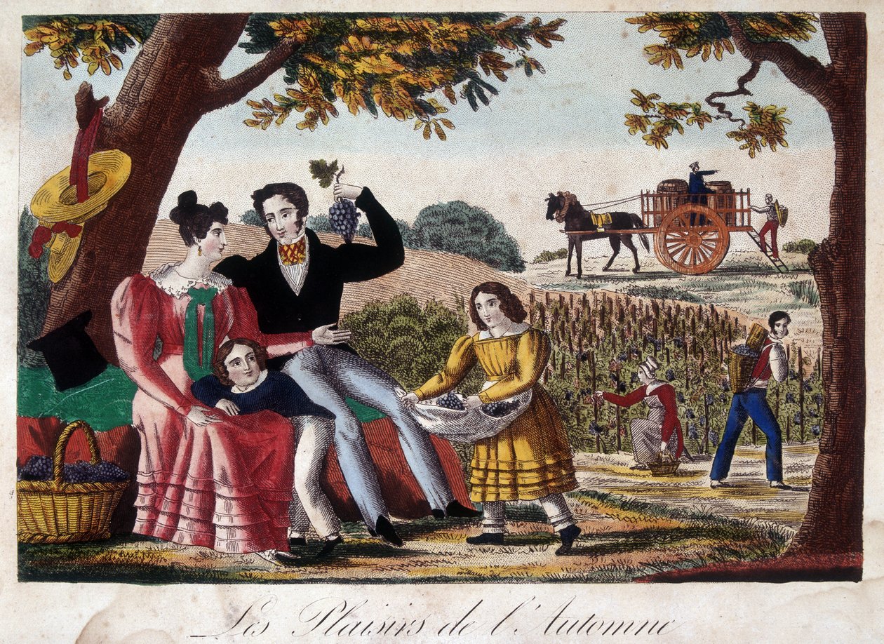 The Pleasures of Autumn: The Harvest by French School