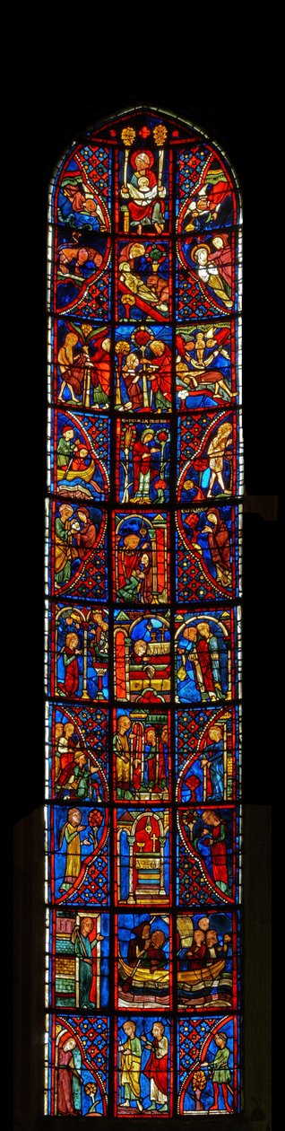 The window of St. Mary the Egyptian by French School