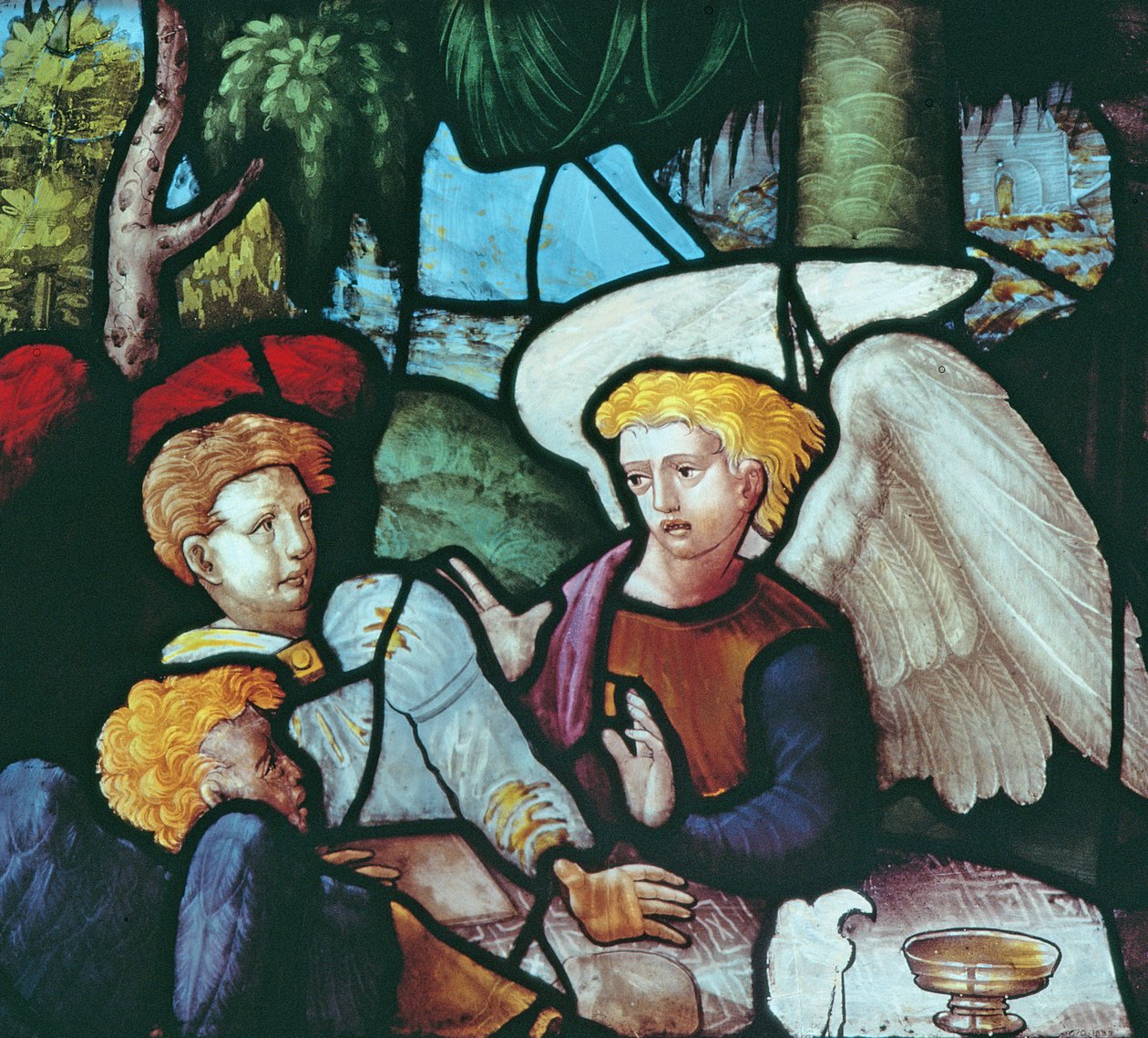 Three Angels, first half of 16th century by French School