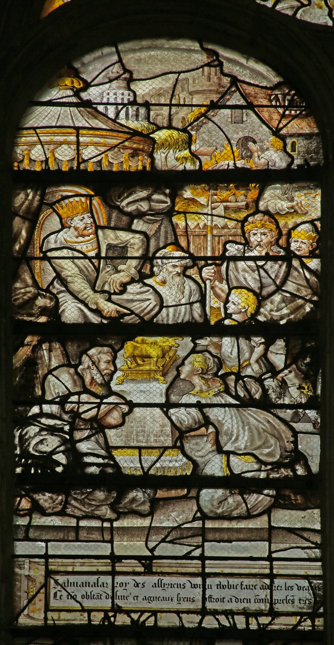 Tobias Refuses to Worship an Idol by French School