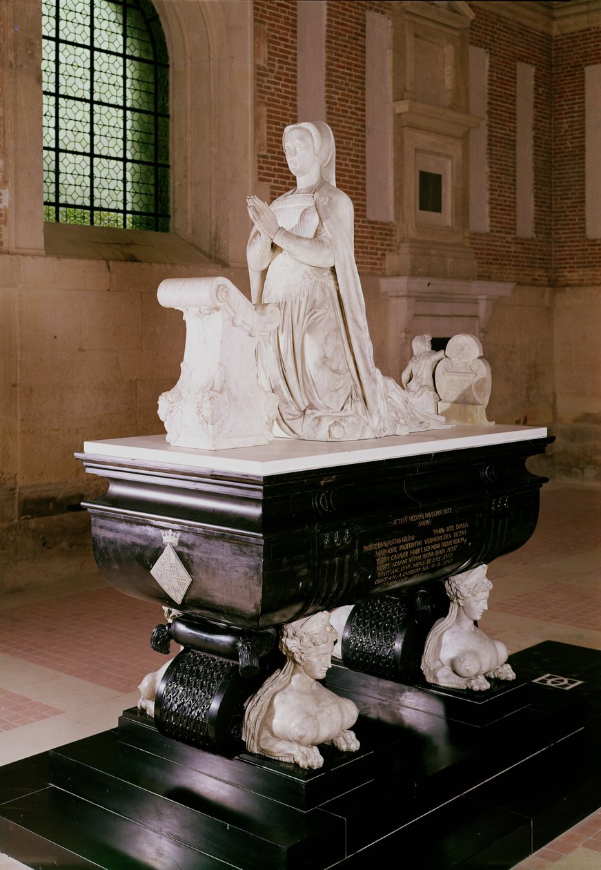 Tomb of Diane de Poitiers (1499-1566) by French School