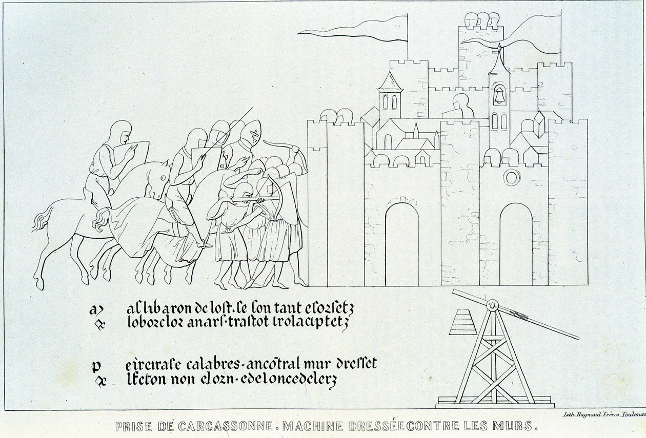Capture of Carcassonne by French School