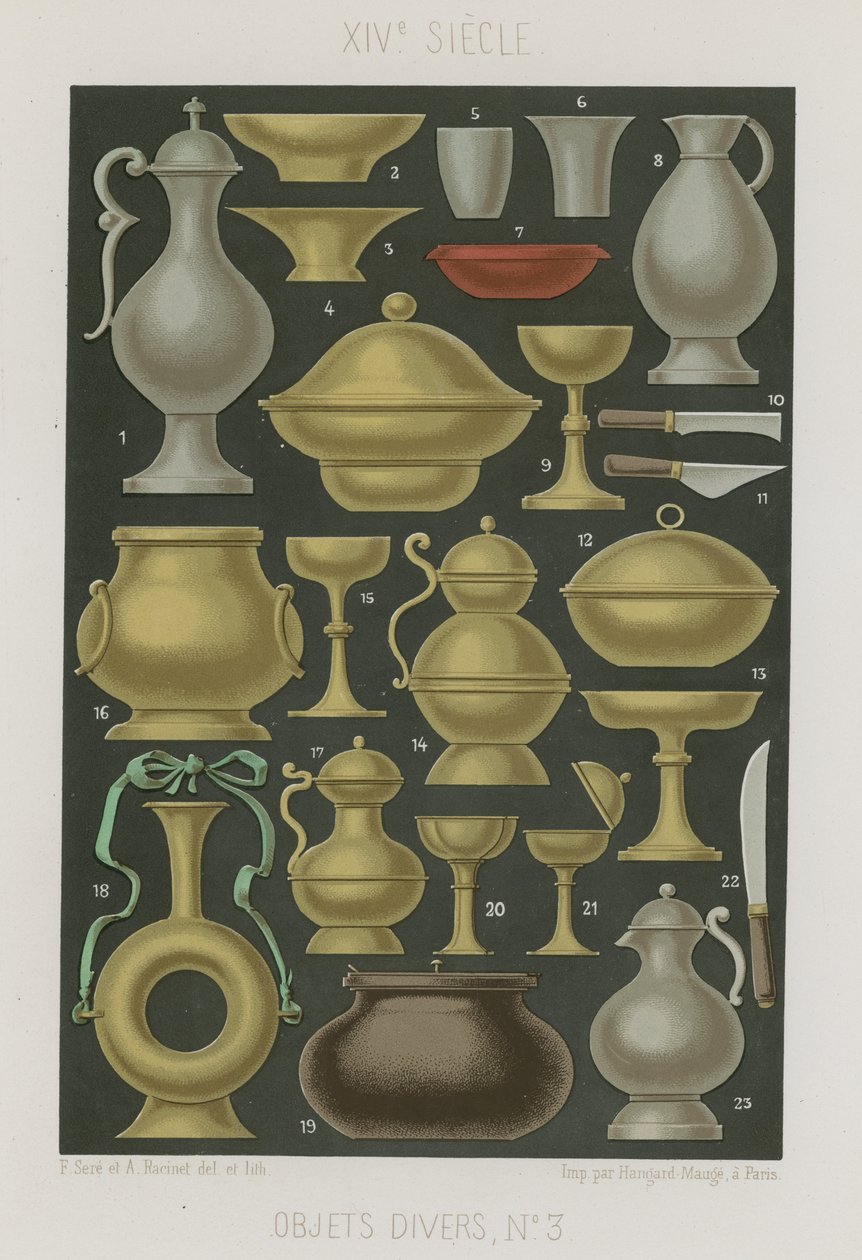 Various Objects of the 16th Century by French School