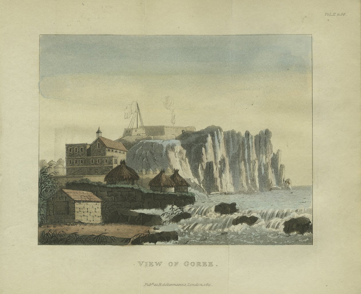 View of Goree, 1821 by French School