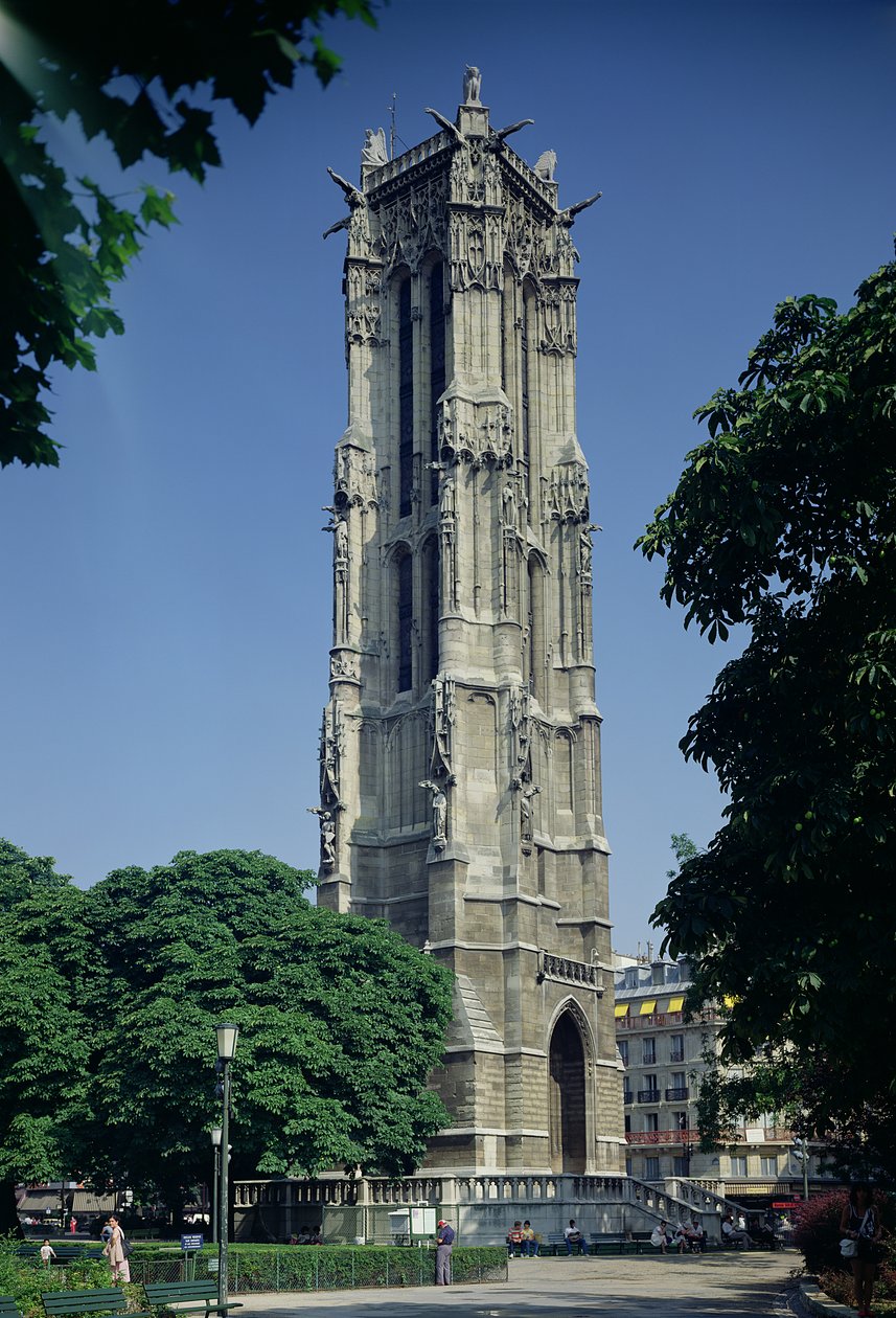 View of the Tour Saint-Jacques, 1508-22 by French School