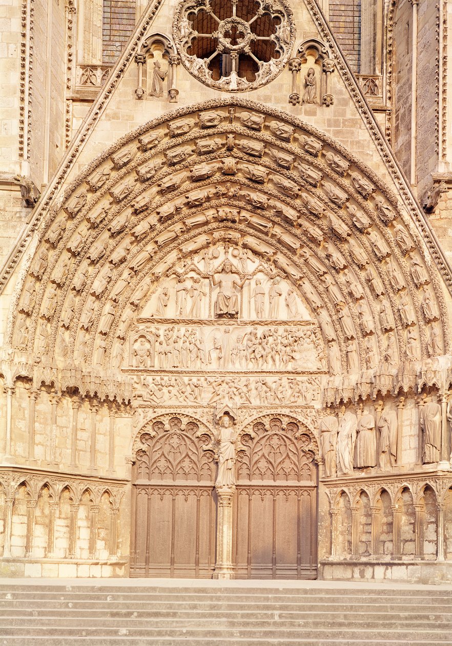 View of the West Facade by French School